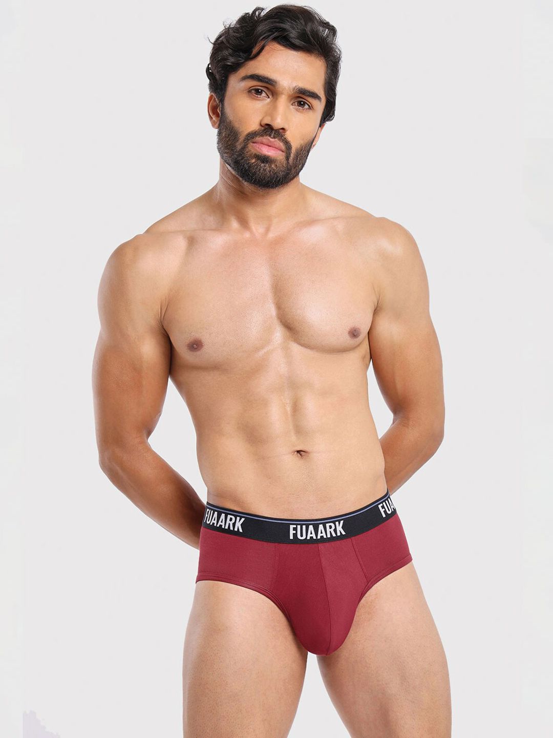FUAARK Men Ultra Soft Modal Basic Briefs FUSMBr-Mn-S