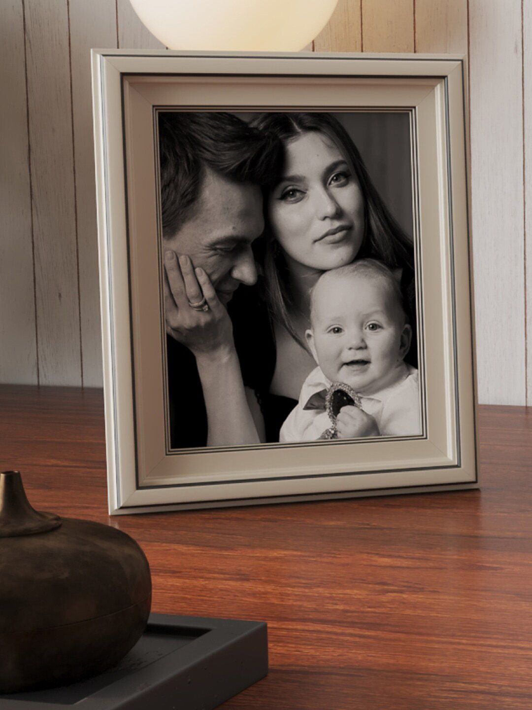 Art Street Silver Toned 3D Picture Photo Frame