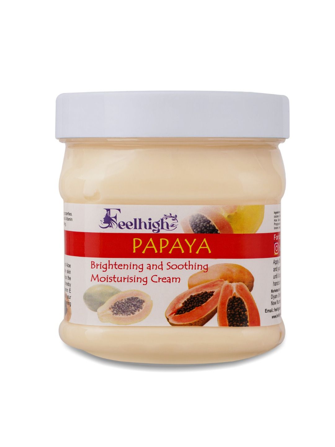 FEELHIGH Papaya Cream Face & Body Cream 500 ml