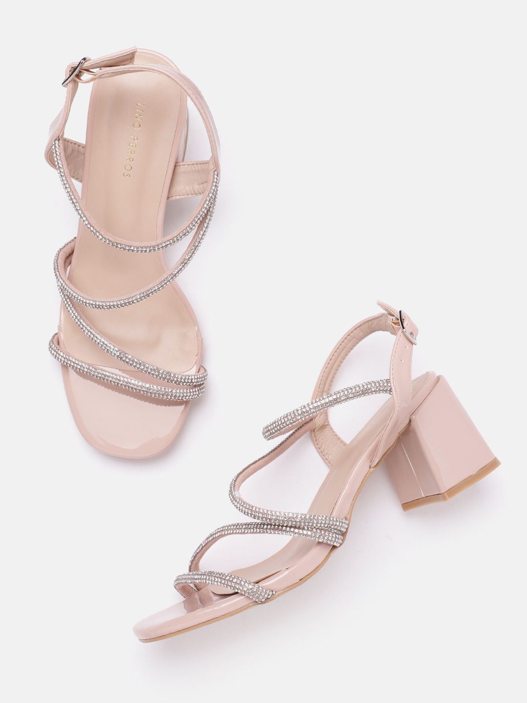 Lino Perros Embellished Block Heels