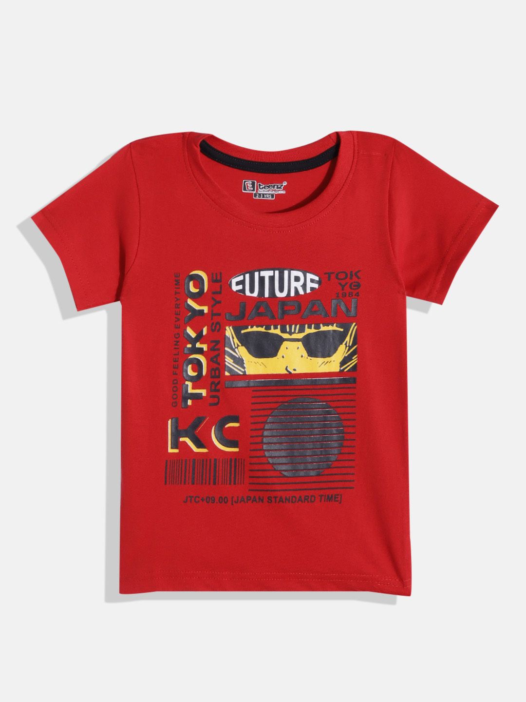 Eteenz Boys Printed Premium Cotton T-shirt