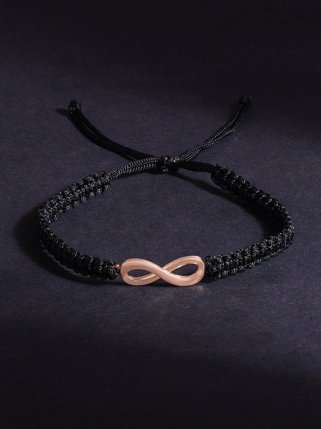 MINUTIAE Men Rose Gold Plated Cuff Bracelet