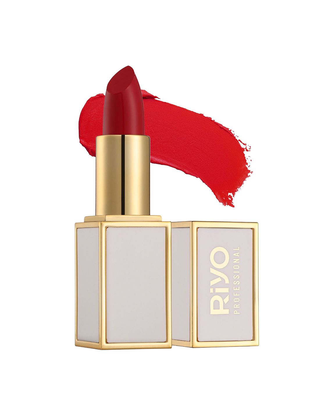 Riyo Herbs Creme Matte Bullet Lipstick with Vitamin E & Argan Oil - Rosella 310