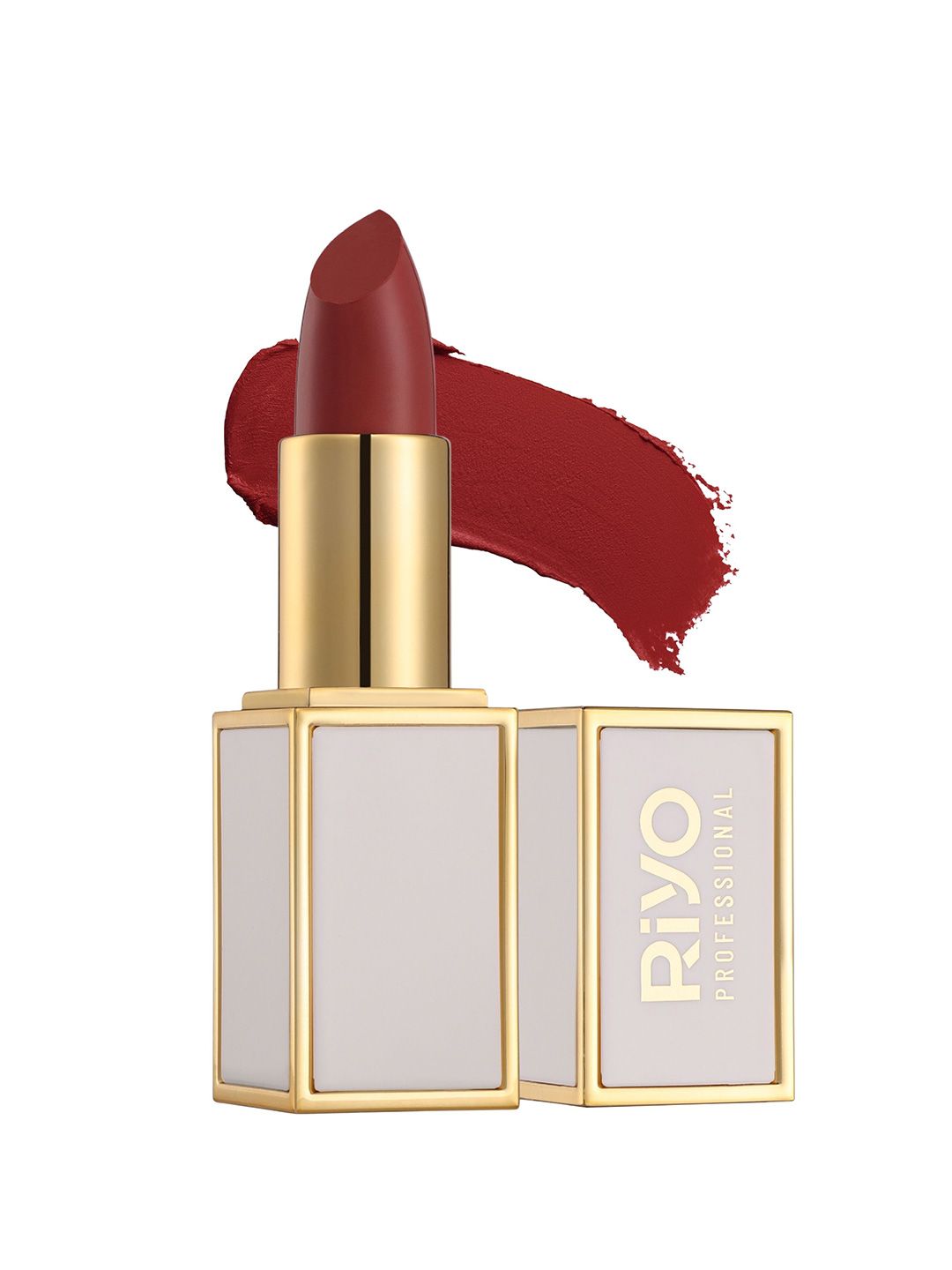 Riyo Herbs Creme Matte Bullet Lipstick with Vitamin E & Argan Oil - Flamingo 302
