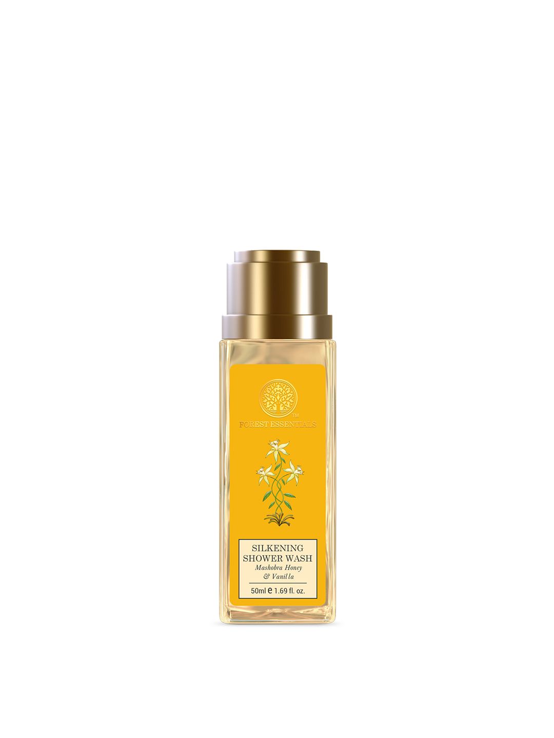 Forest Essentials Mashobra Honey & Vanilla Silkening Natural Shower Body Wash - 50ml