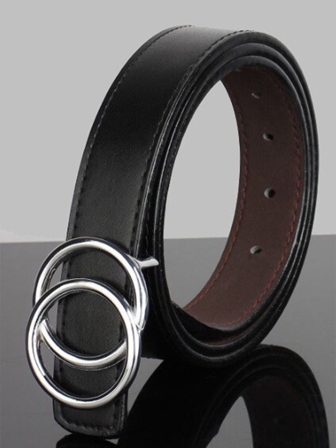 KAEZRI Women Push Pin Wide Belt