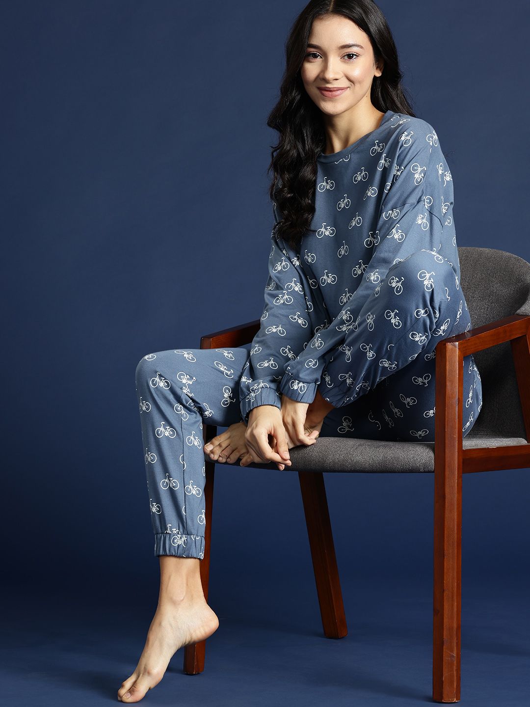 Mast & Harbour Printed Pyjama Set