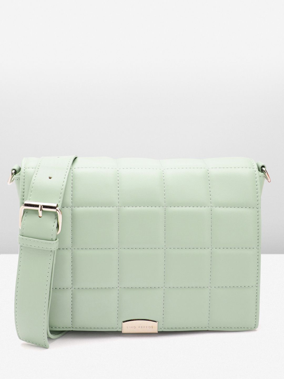 Buy Lino Perros Quilted Synthetic Leather Structured Sling Bag -  - Accessories for Women