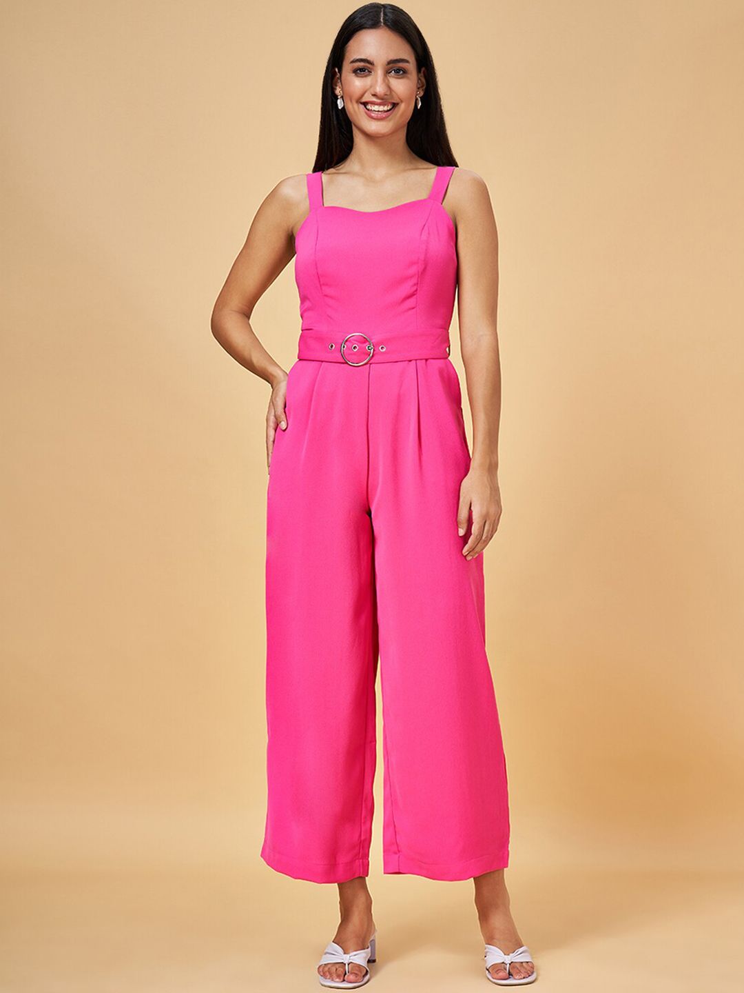 Honey by Pantaloons Shoulder Straps Basic Jumpsuit