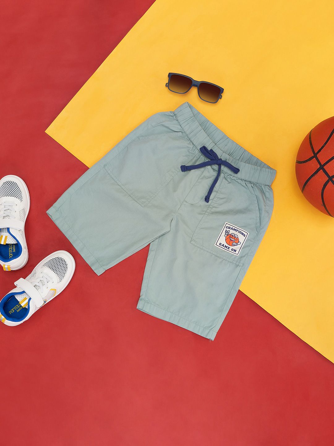 Pantaloons Junior Boys Mid-Rise Cotton Shorts