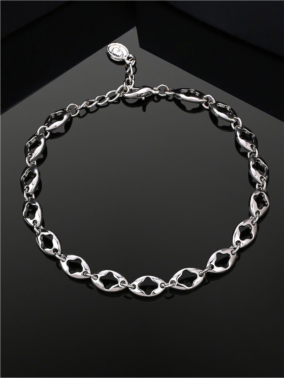 Buy Estele Rhodium Plated Wraparound Bracelet -  - Accessories for Women