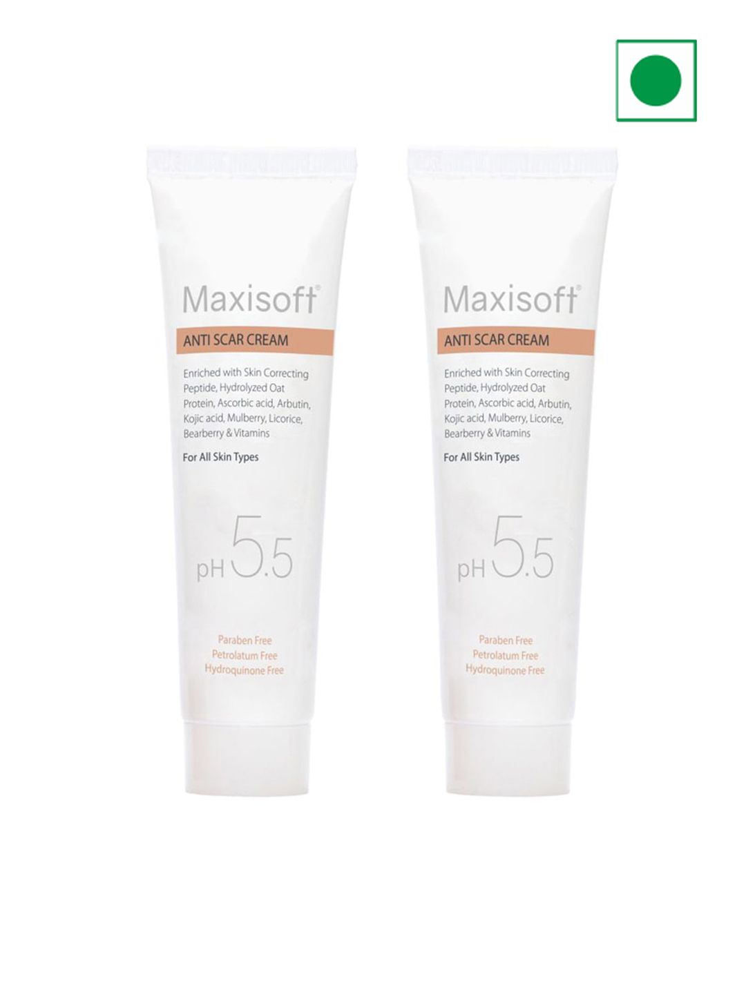Maxisoft Set of 2 Anti Scar Cream With pH Balanced - 25g Each