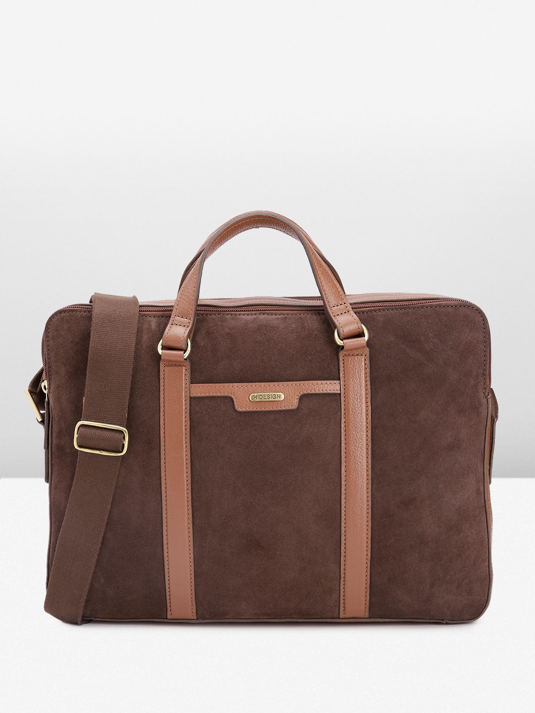 Hidesign Men Leather Messenger Bag