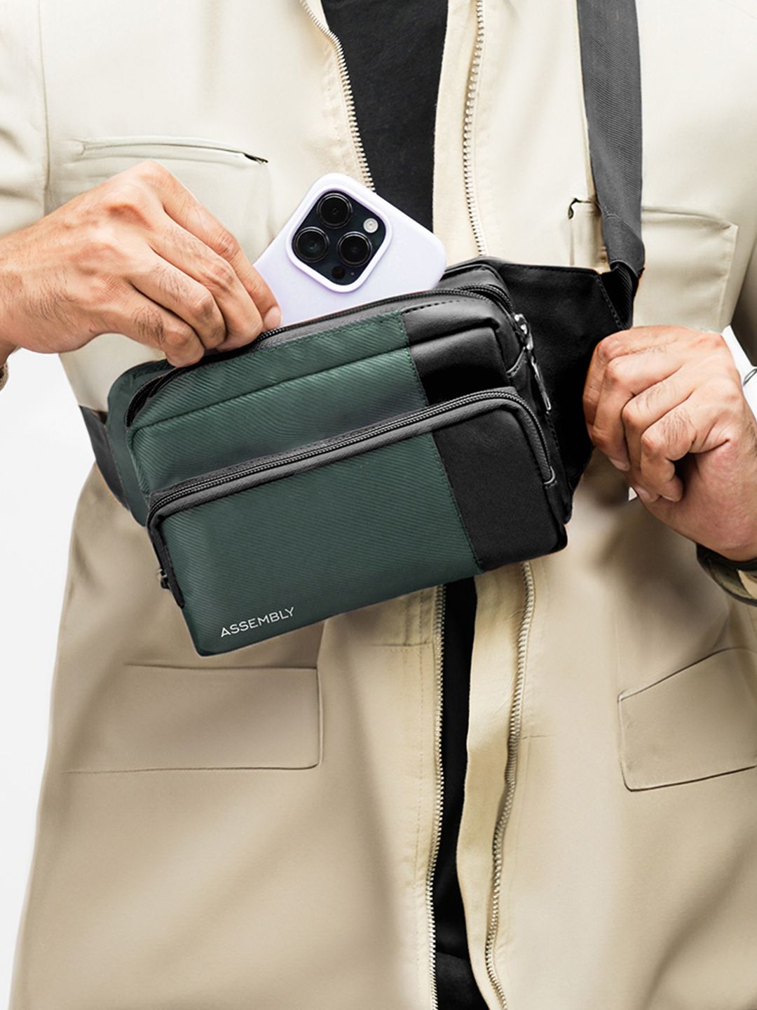 Assembly Green Waist Bag