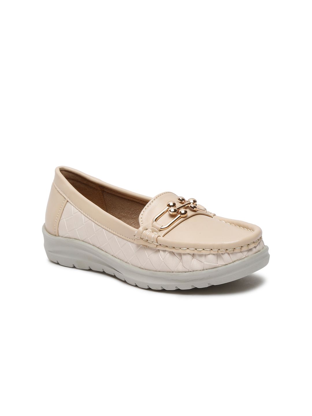 VALIOSAA Women Embellished Lightweight Horsebit Loafers