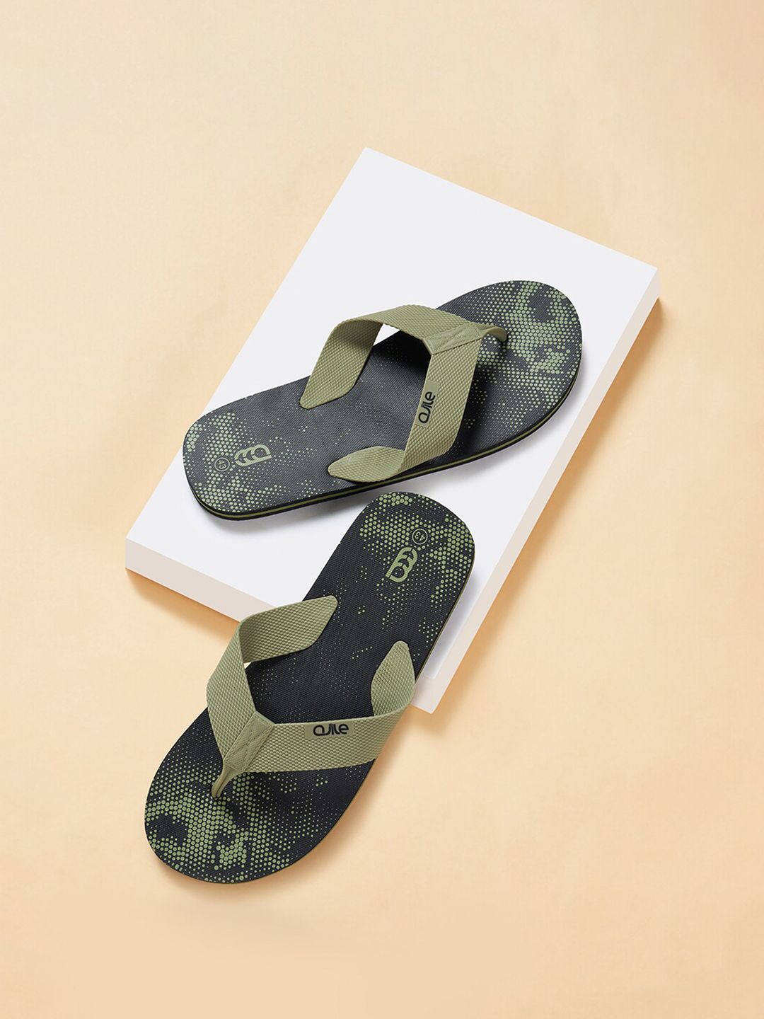 Ajile by Pantaloons Men Printed Thong Flip-Flops