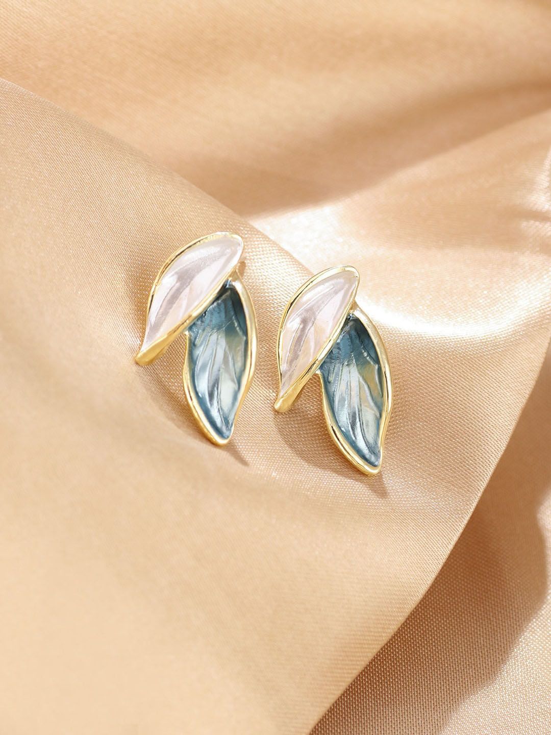Buy FIMBUL Gold Plated Contemporary Stud Earrings -  - Accessories for Women