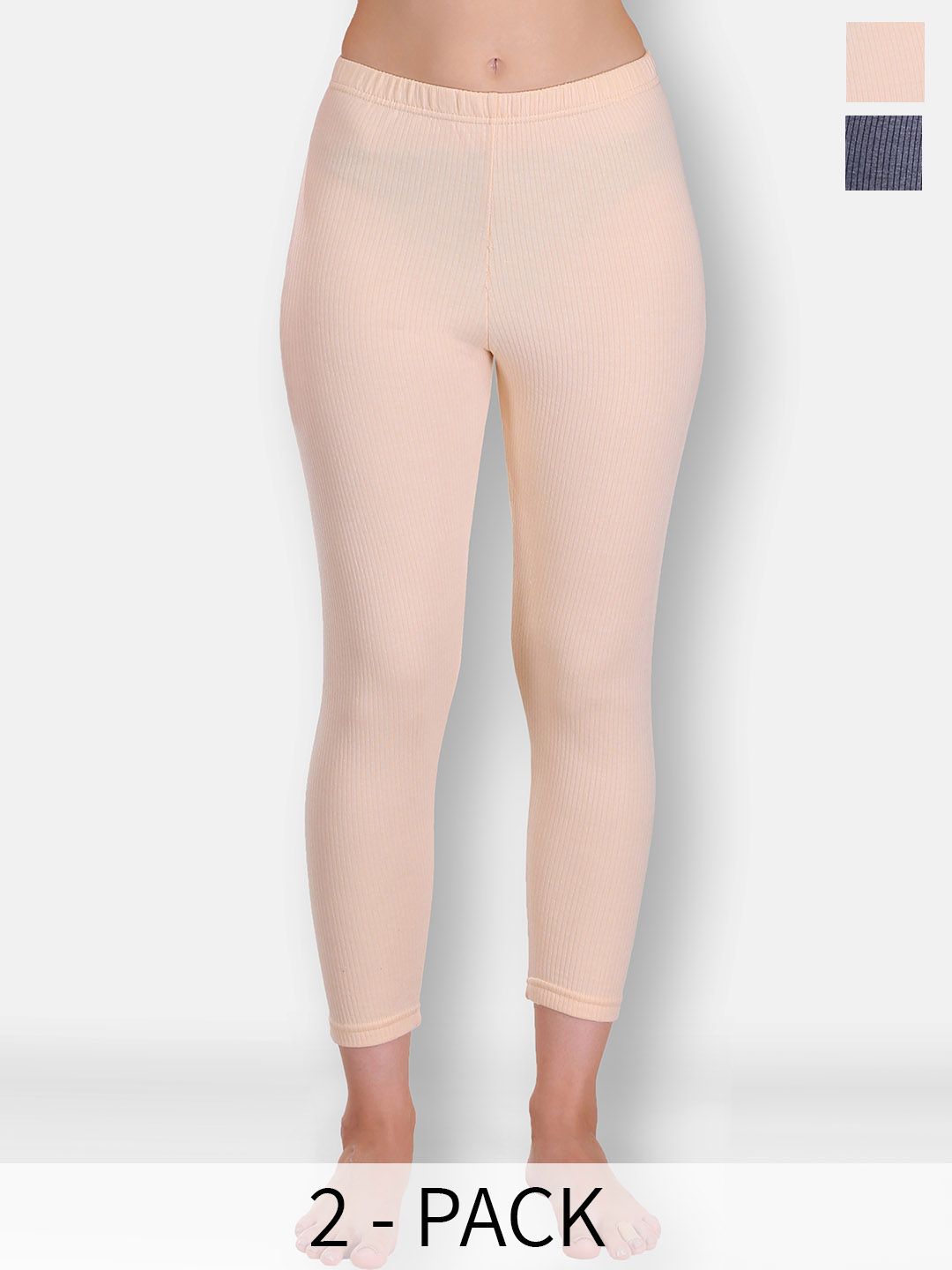 SELFCARE Women Pack Of 2 Breathable Thermal Bottoms