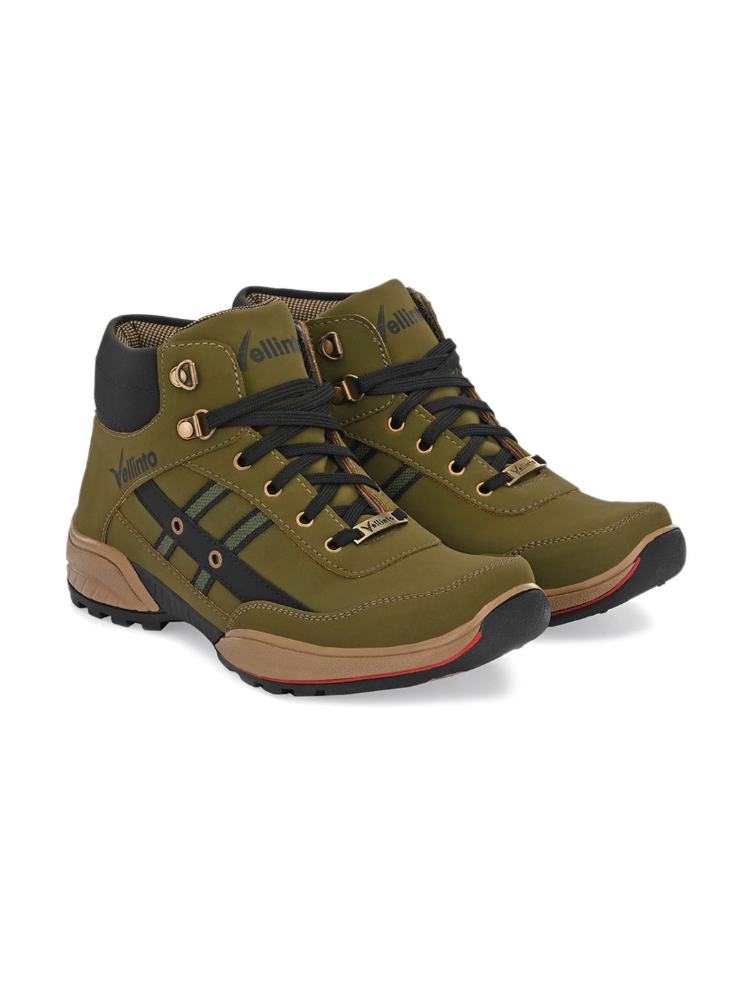 Buy Vellinto Men Thar Mid Top Regular Boots -  - Footwear for Men