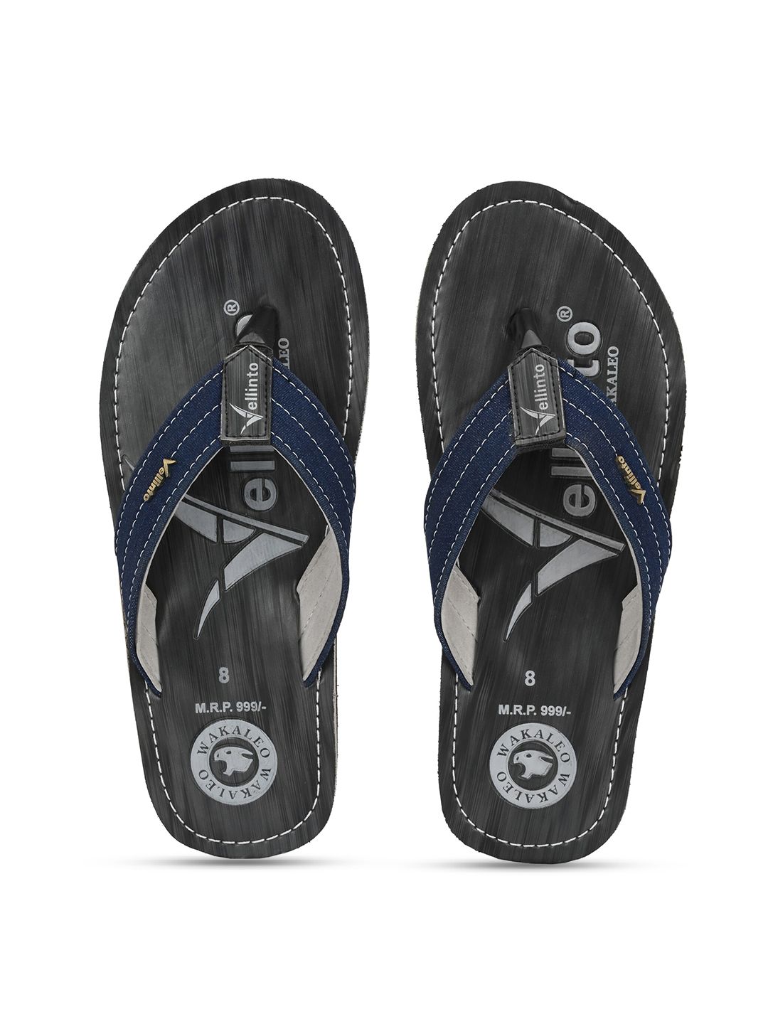 Vellinto Men Tom Printed Thong Flip-Flops