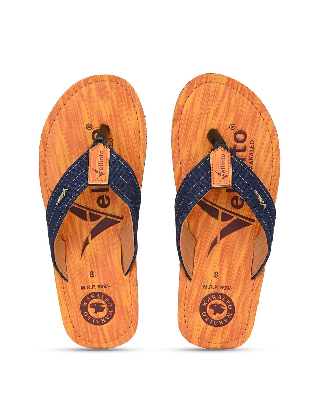 Vellinto Men TOM Printed Thong Flip-Flops