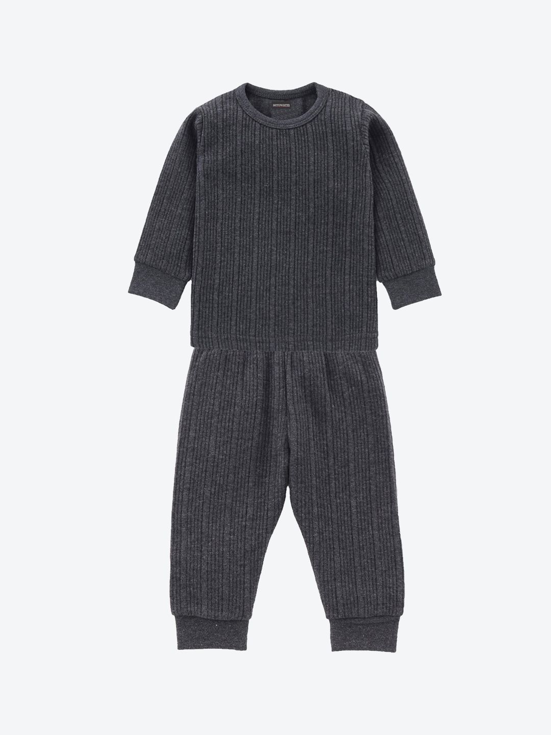 Aerowarm Infant Girls Striped Thermal Set