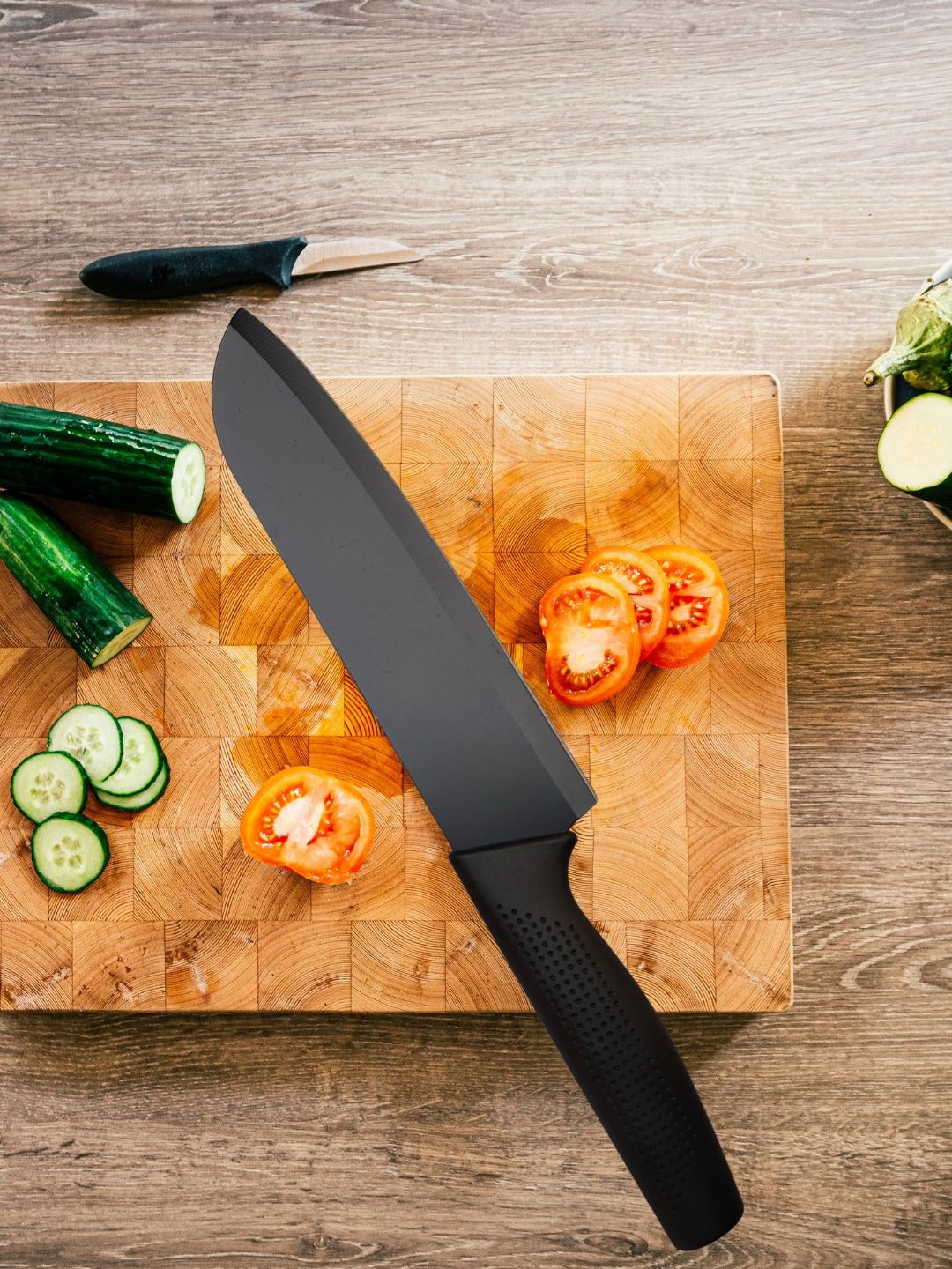 YELONA Set Of 4 Black Stainless Steel Chef Knives