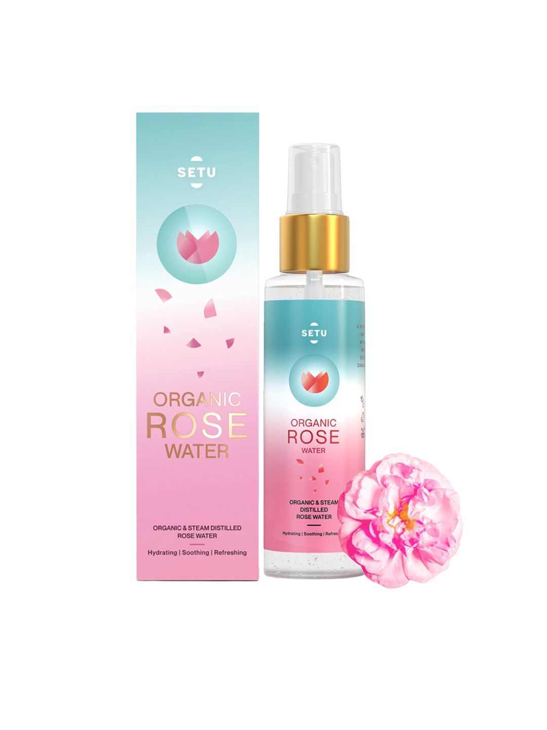 SETU Organic Rose Water Gulab Jal Spray -100 ml