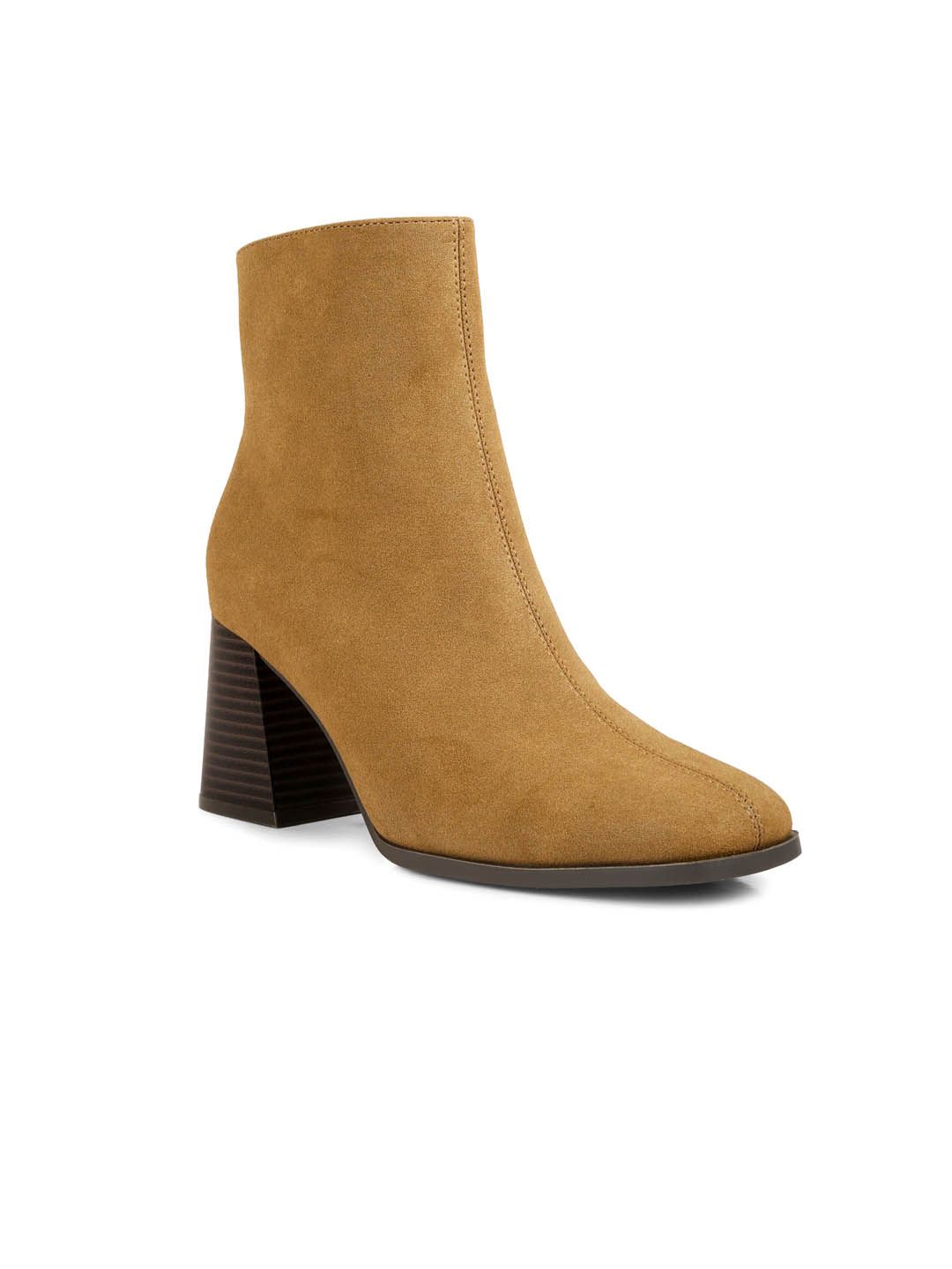 Buy London Rag Women Square Toe Block Heeled Mid Top Regular Boots -  - Footwear for Women