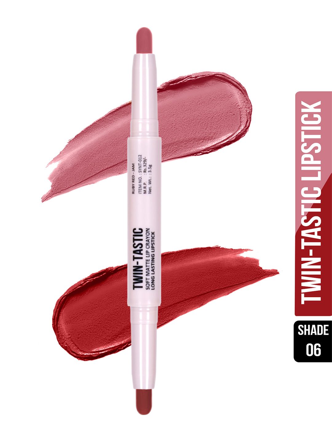 SHRYOAN Twin-Tastic Soft Matte Lip Crayon 3.5g - SH06