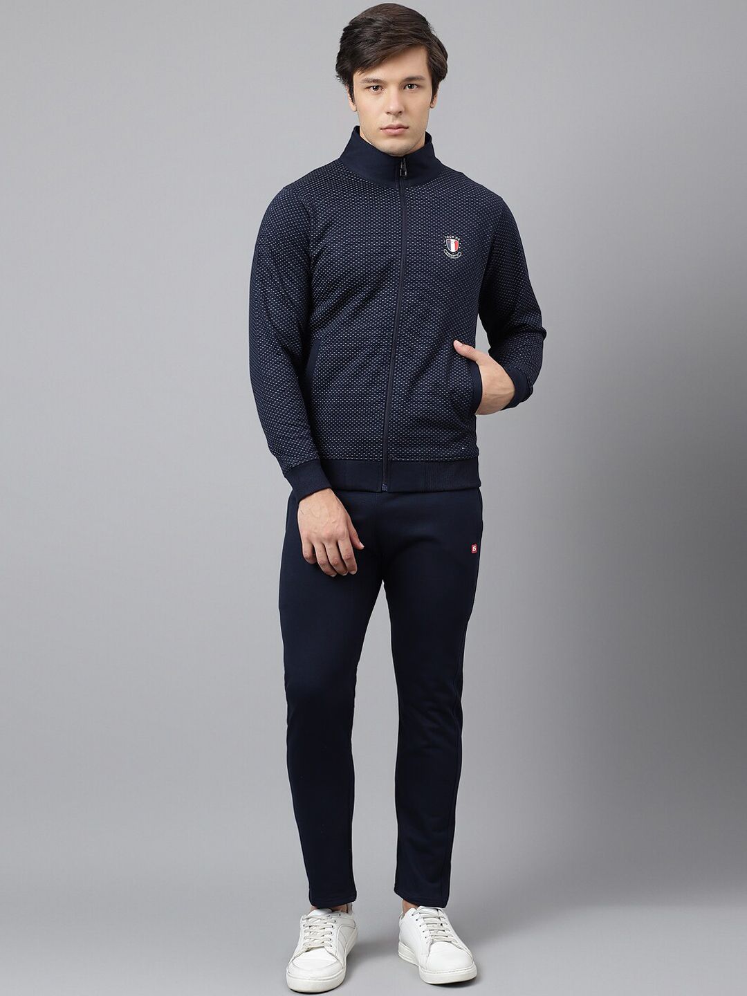 FCK GOLD Mock Collar Long Sleeves Tracksuits