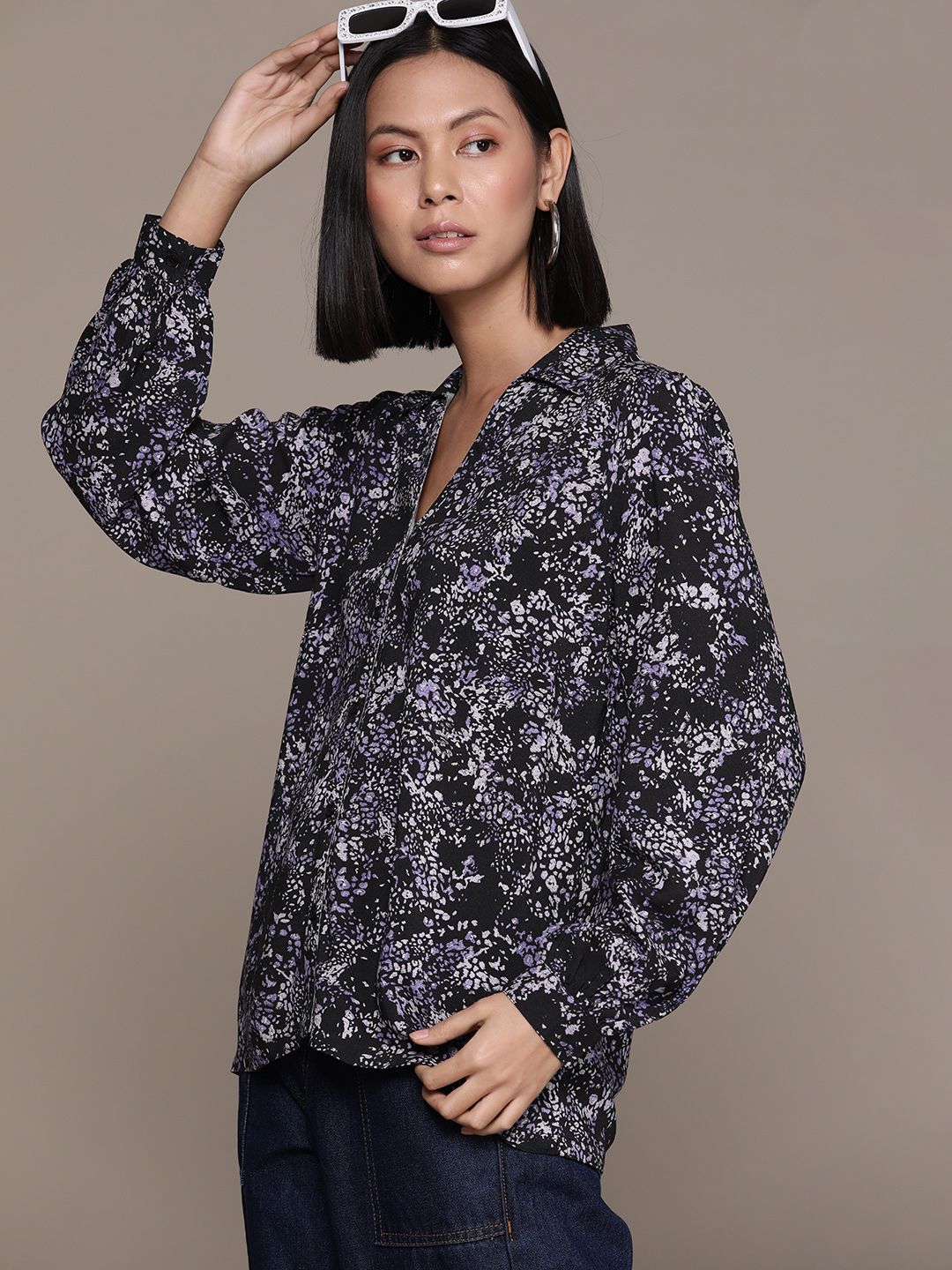 The Roadster Lifestyle Co. Printed Casual Shirt