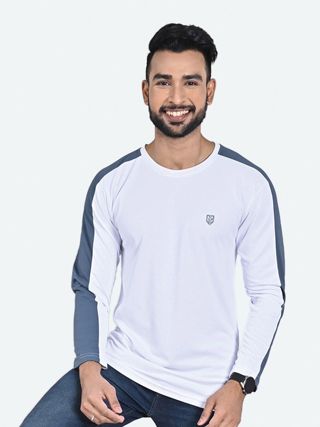 GAME BEGINS Long Sleeves Round Neck T-shirt