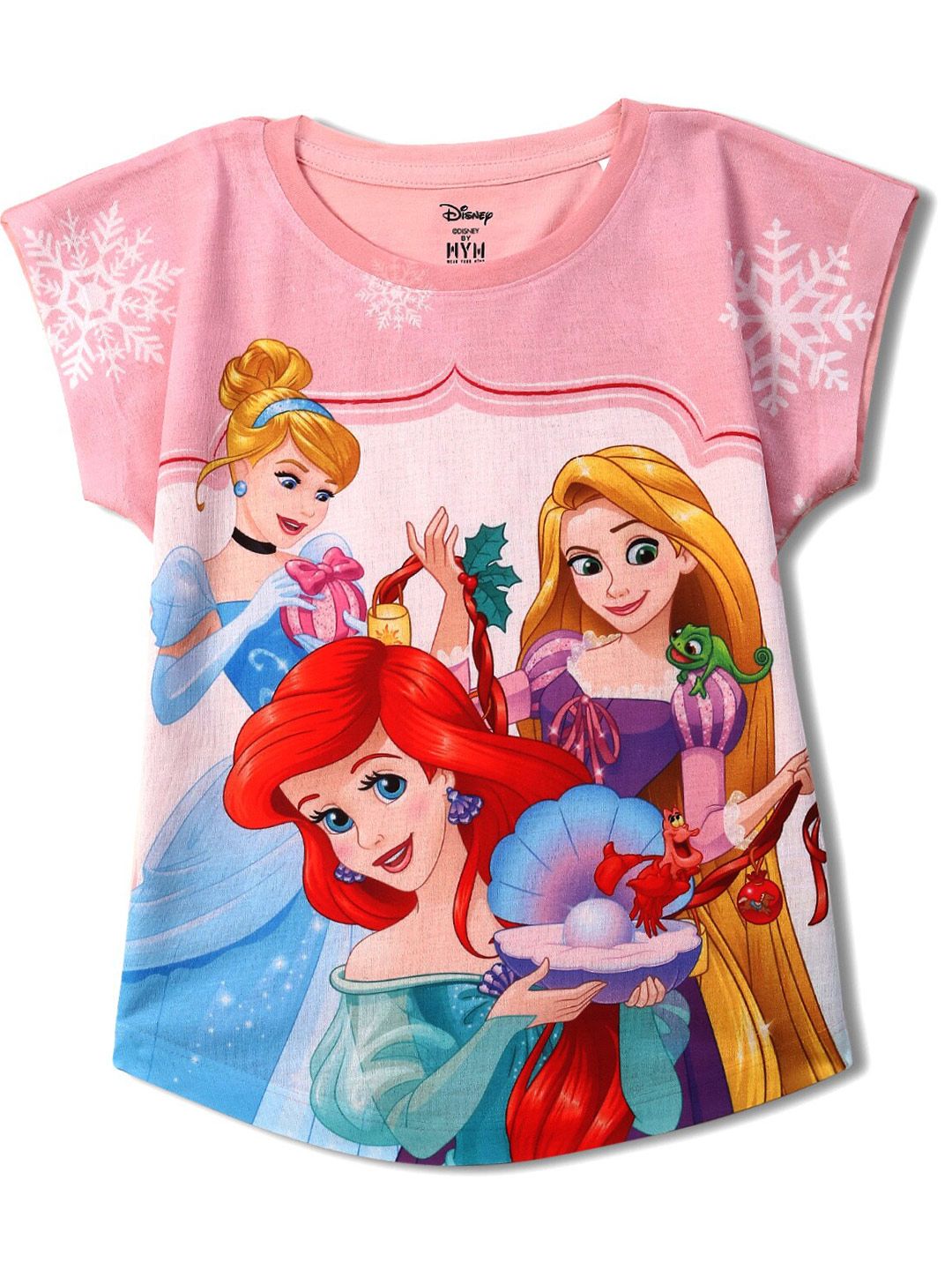 Wear Your Mind Girls Disney Princess Extended Sleeves T-shirts