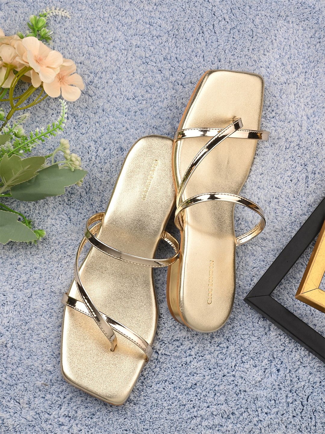 CLOG LONDON Open Toe Block Heels