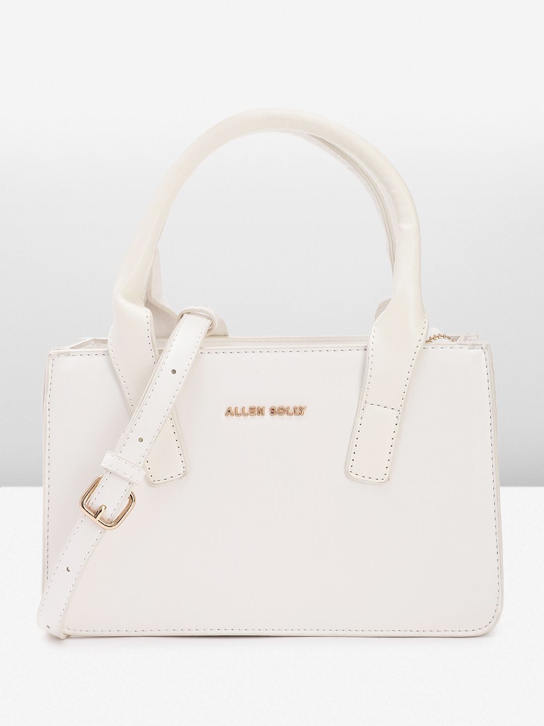 Buy Allen Solly Solid Water Resistant Structured Handheld Bag -  - Accessories for Women