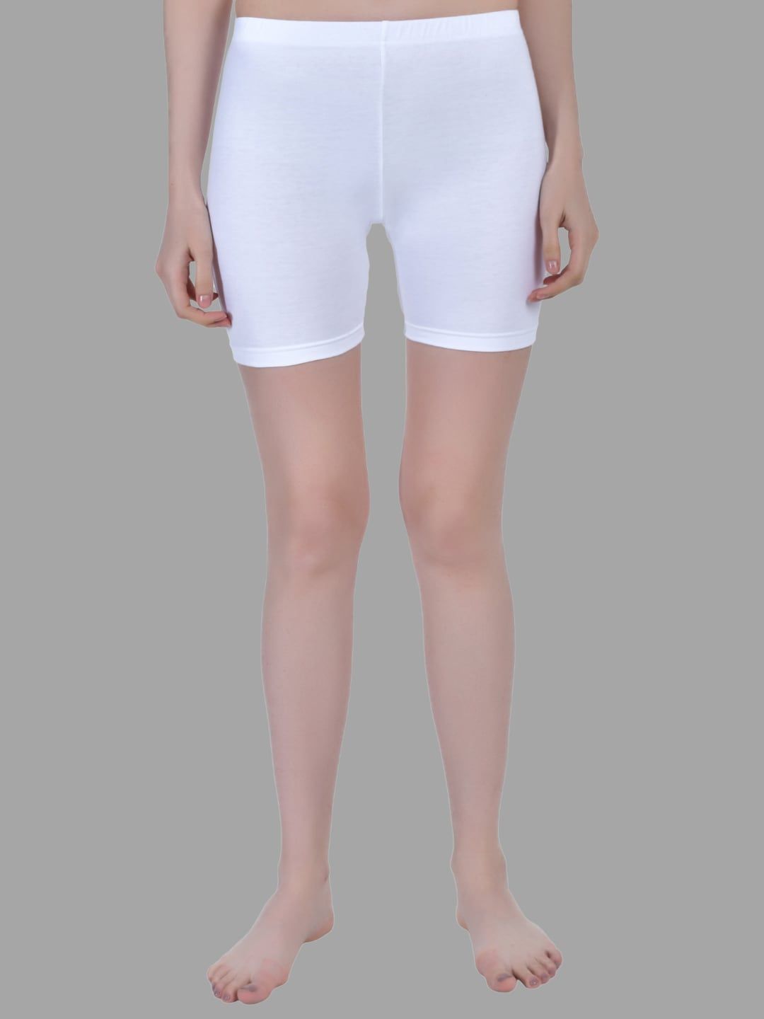 Aimly Women Skinny Fit Mid-Rise Stretchable Cycling Sports Shorts