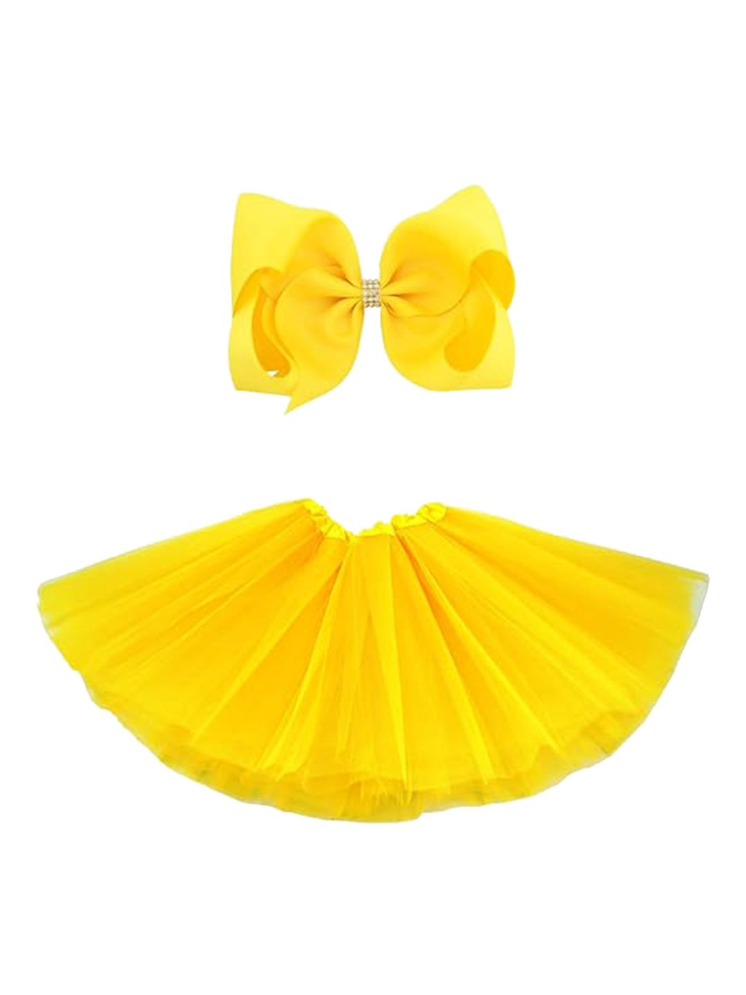 TILISM Girls Flared Skirt With Bow