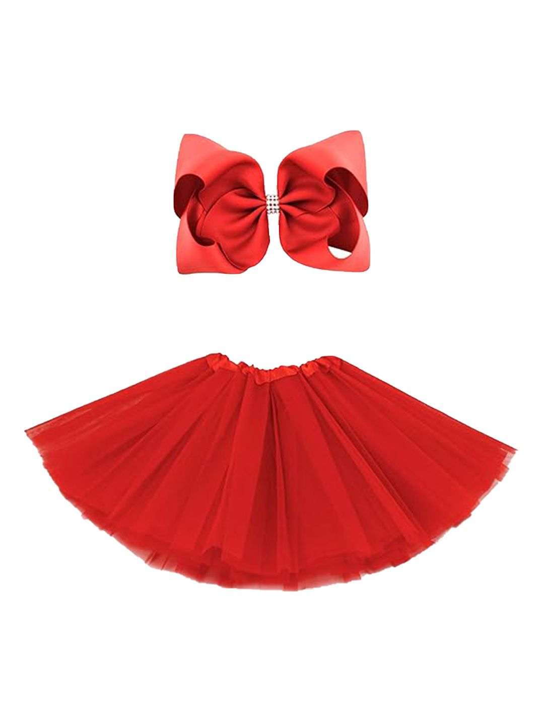 TILISM Girls Flared Skirt With Bow