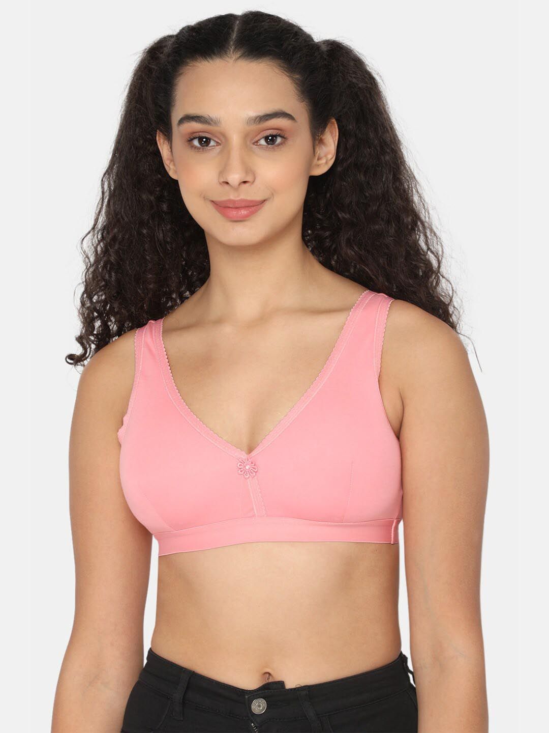 intimacy LINGERIE Full Coverage Non Padded Cotton Sports Bra - All Day Comfort