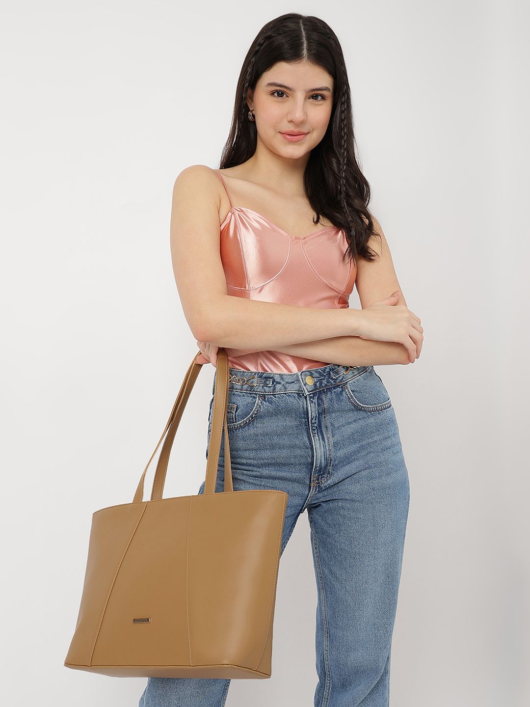 Fastrack Structured Tote Bag Fits Upto 14" Laptop