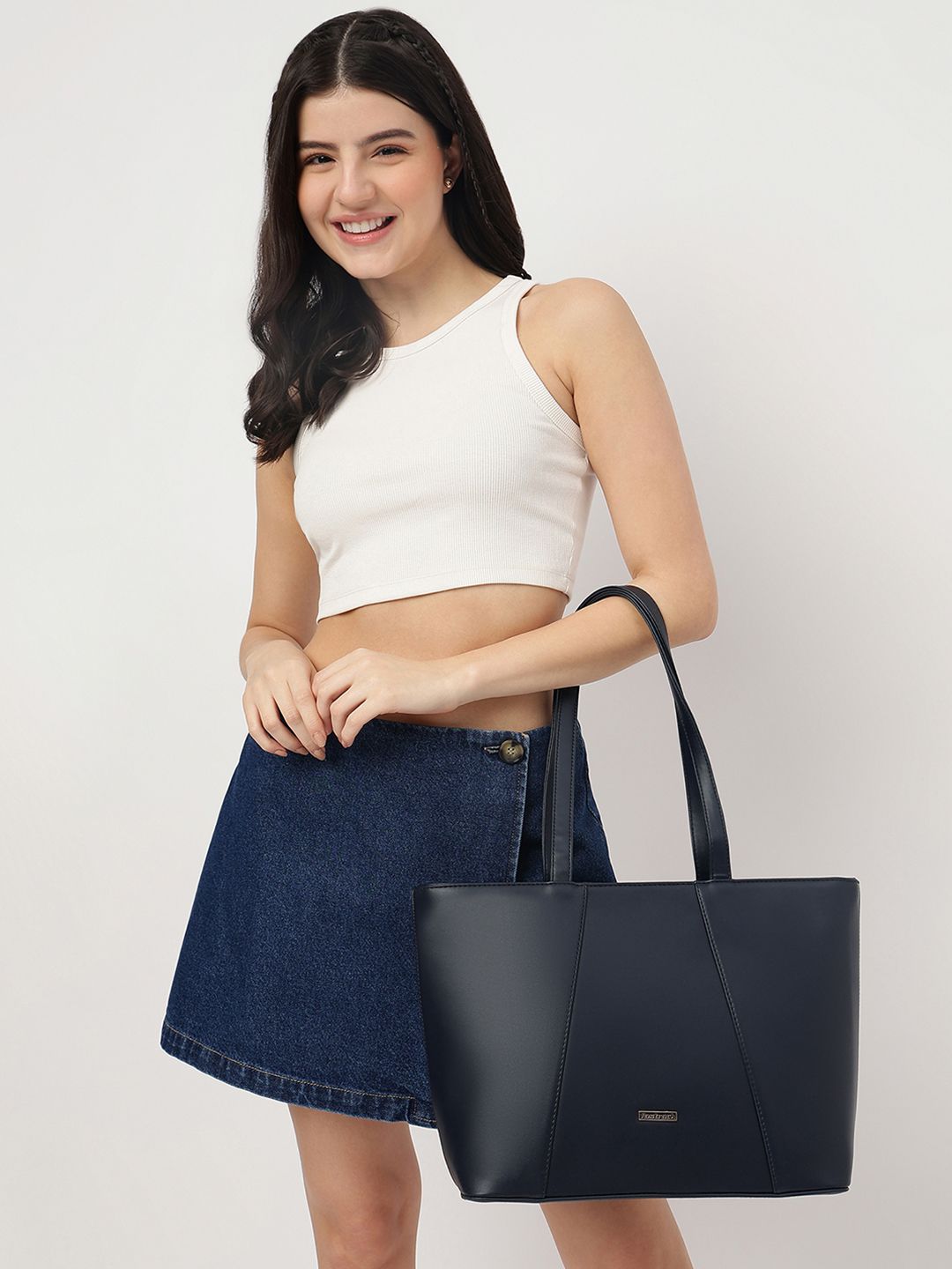 Fastrack Women Spacious Everyday Tote Bag Fits Upto 14" Laptop
