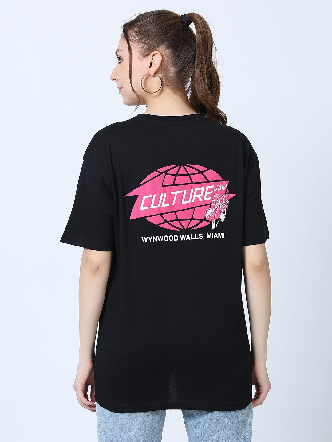 SILISOUL Premium Boyfriend Fit Pure Cotton Bio Finish T-Shirt