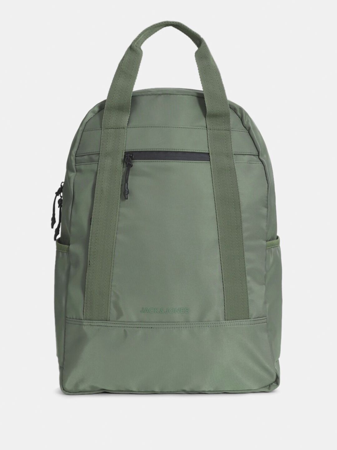 Jack & Jones Solid Small Ergonomic Laptop Compartment Structured Backpacks
