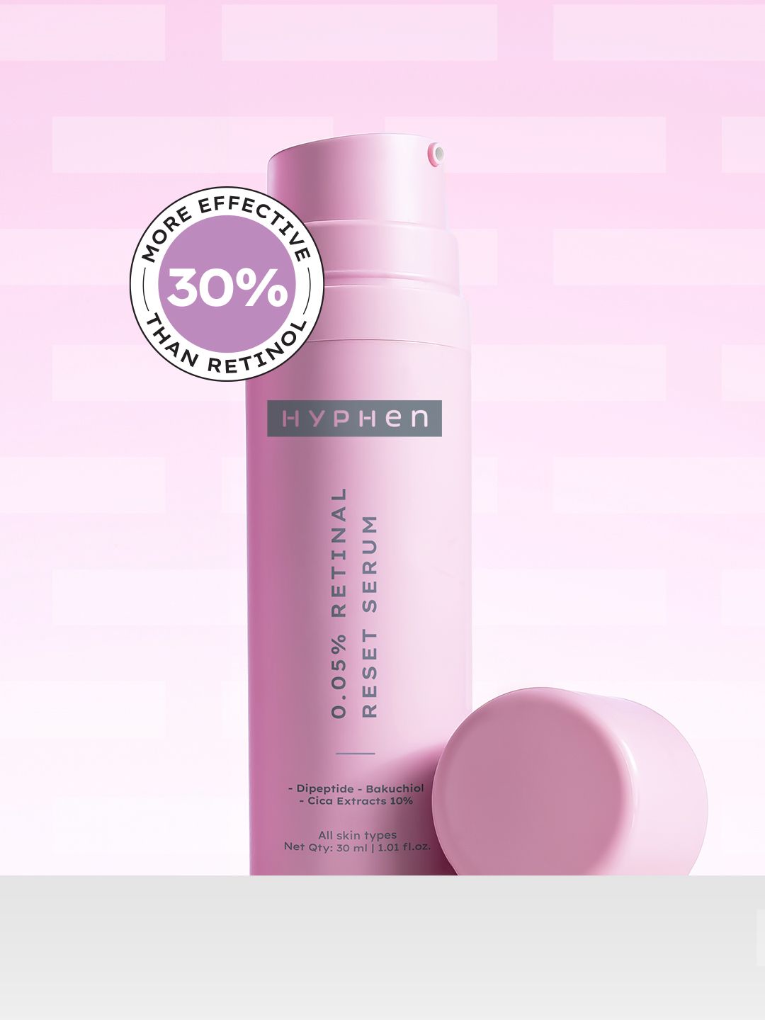 Hyphen 0.05% Retinal Reset Face Serum for Fine Lines & Wrinkles - 30ml