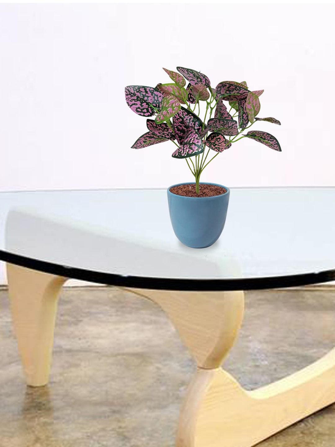 Garden Deco Green & Pink Dual Shade Artificial Plant