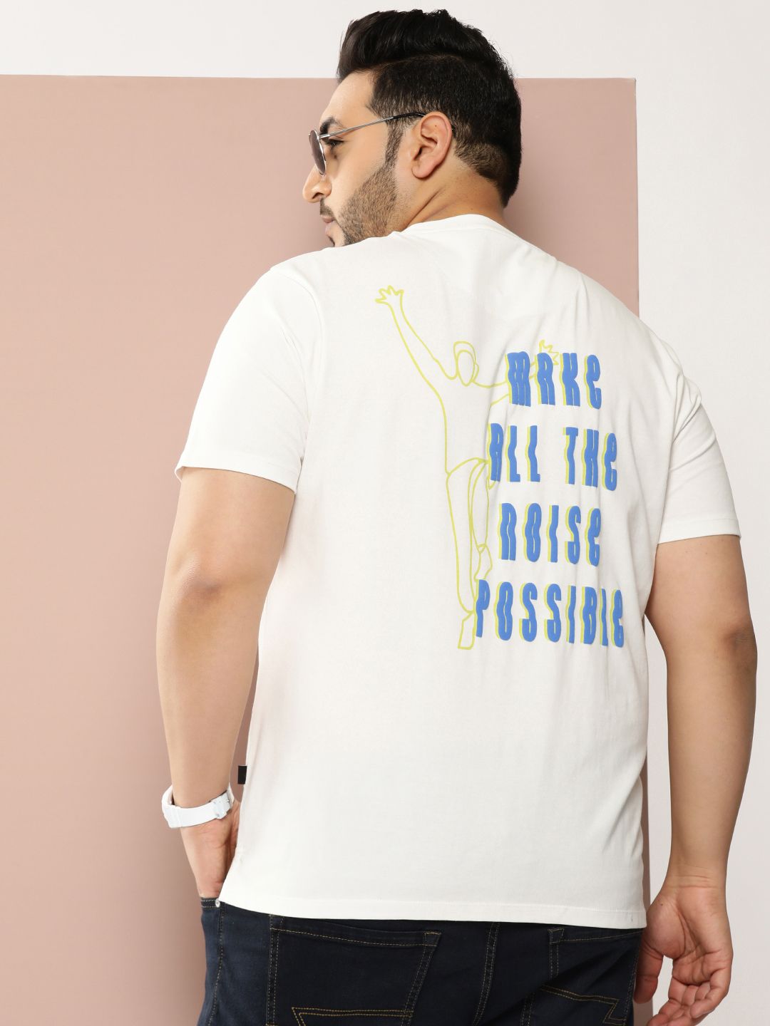 Sztori Men Typography Printed T-shirt