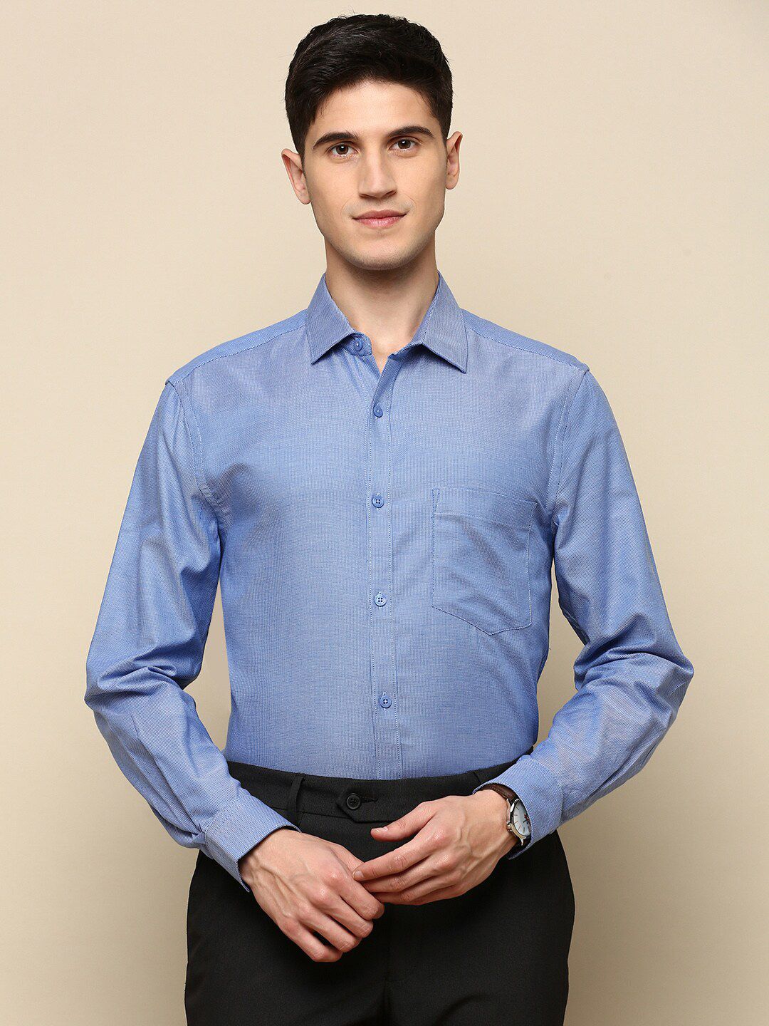 INVICTUS Standard Slim Fit Cotton Formal Shirt