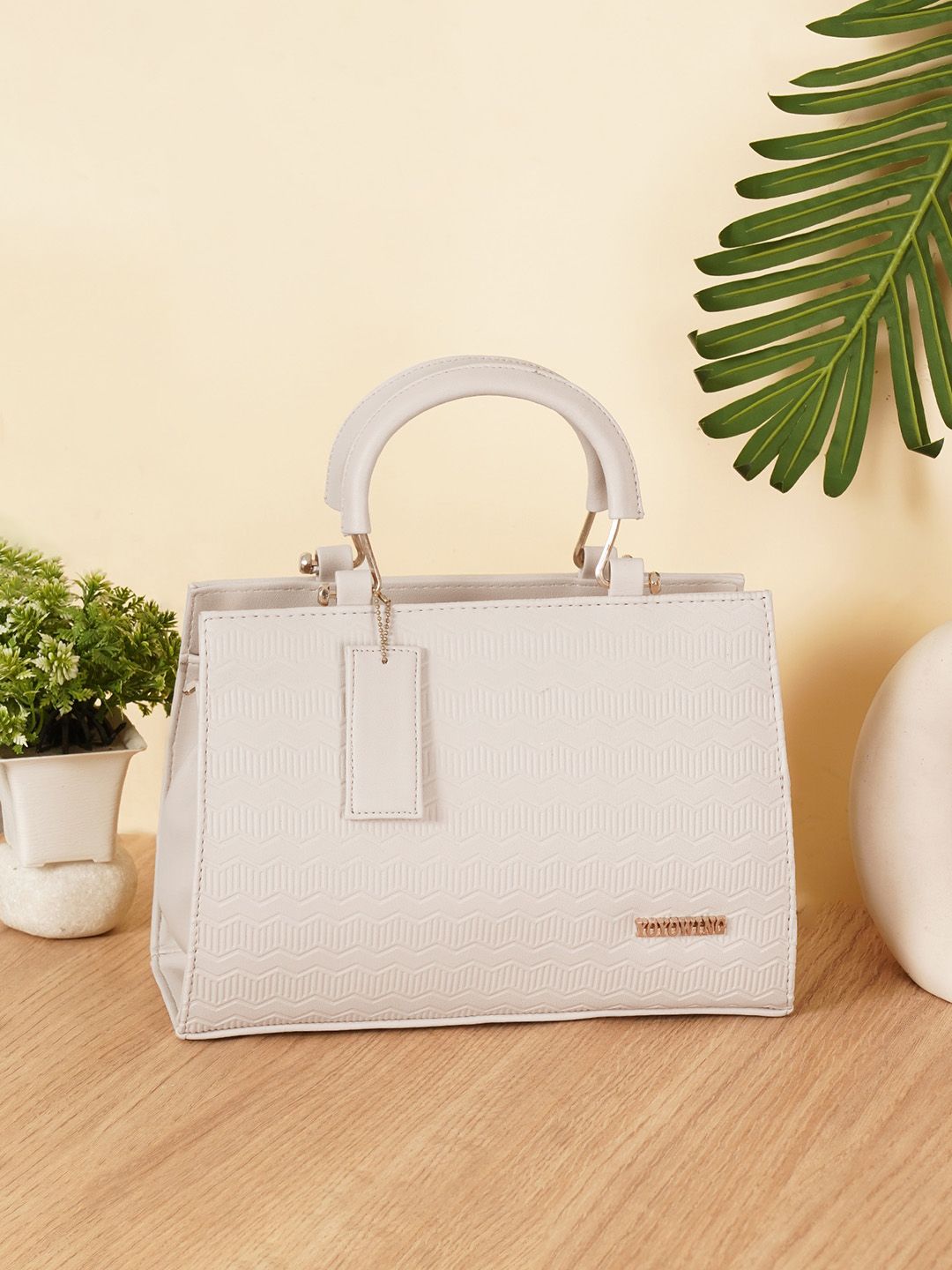 Buy YOYOWING Textured Synthetic Leather Medium Shopper Satchel Bag -  - Accessories for Women