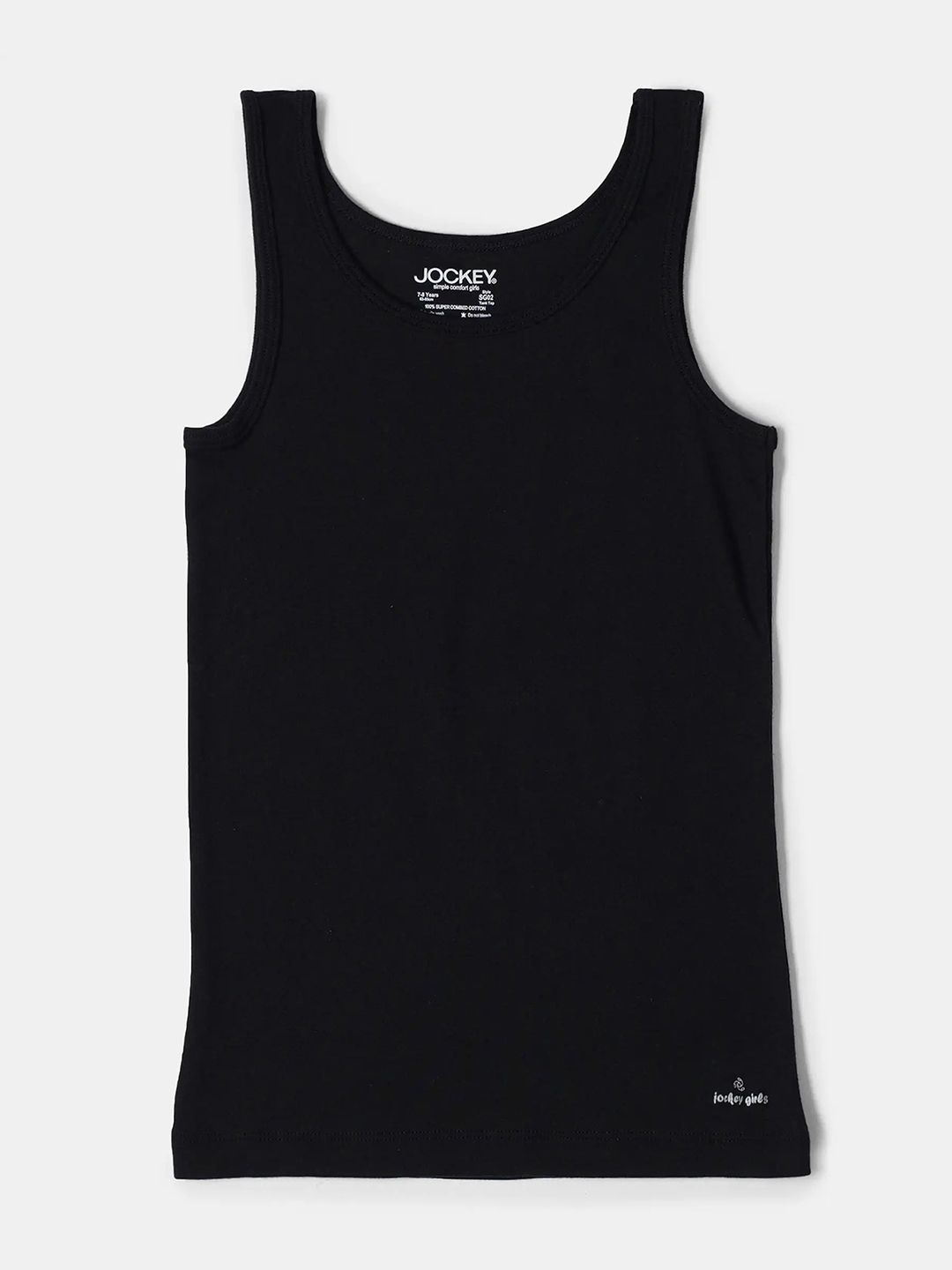Jockey Girls Super Combed Cotton Rib Solid Inner Tank Top-SG01